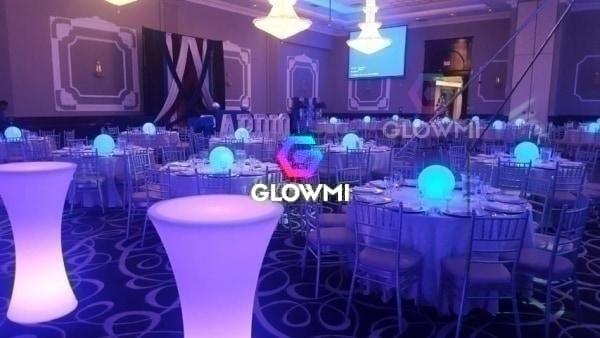 Wedding Decor | 12 LED Ball Sphere Mood Lighting Rental for Ambience