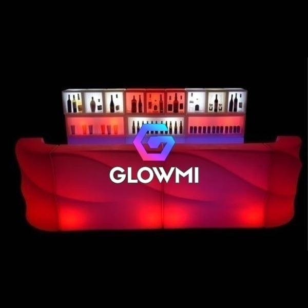 Glowing Bar 15.5ft Wave LED Bar Package for Striking Event Ambiance