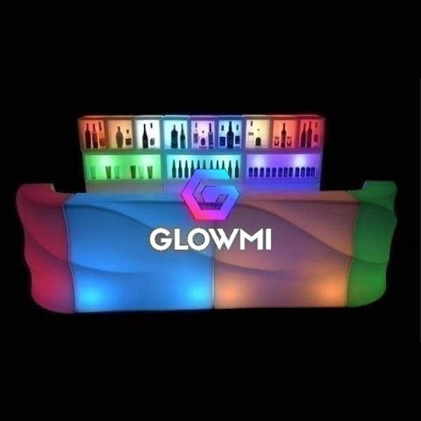 Glowing Bar 15.5ft Wave LED Bar Package for Striking Event Ambiance