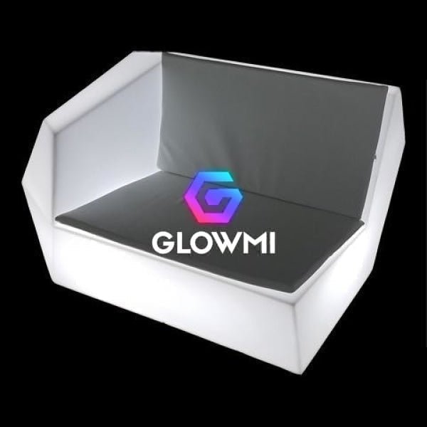 Led Glow Furniture | Diamante LED Sofa Left End Panel for Events