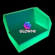 Led Glow Furniture | Diamante LED Sofa Right End Panel for Events
