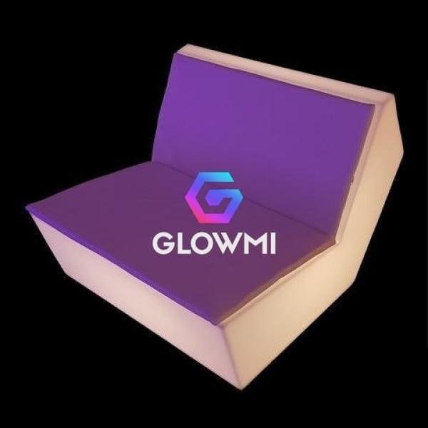 Led Glow Furniture | Diamante LED Sofa Straight Panel for Events