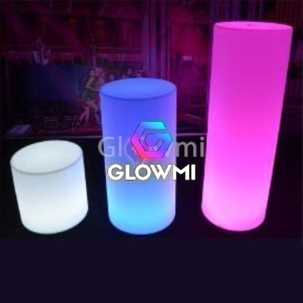 Event Decor with Modern LED Tube Accent Pillar Rentals
