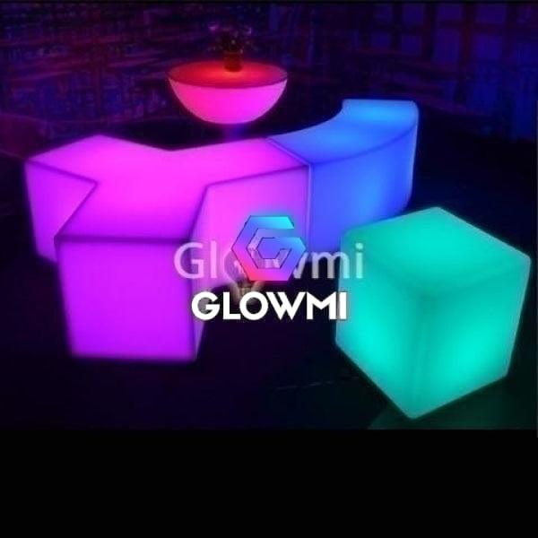 LED Glowing Furniture | Y-Shaped LED Bench Nightclub Glow Furniture