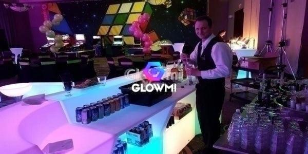 Monaco 11ft Glowing Bar for Stylish Event Rentals