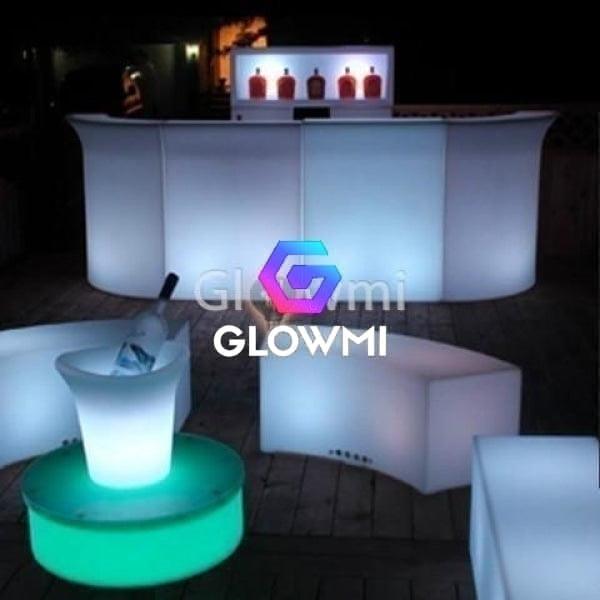 Glow Bar Toronto | Monaco LED Modular Bar Corner Panel Rental