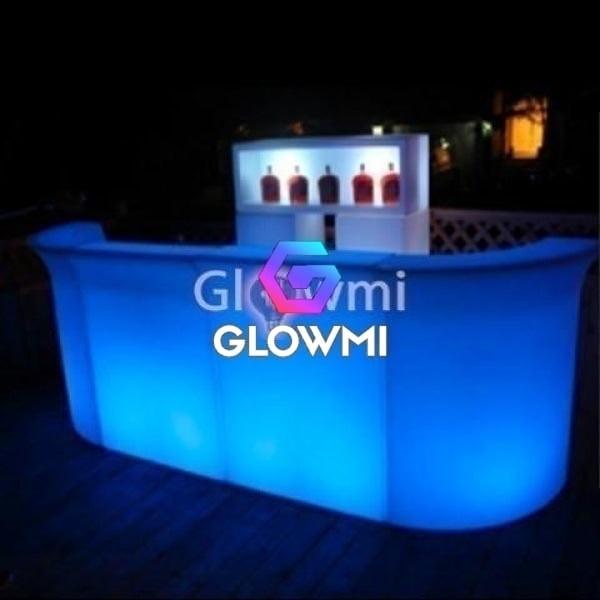 Glow Bar Toronto | Monaco LED Modular Bar Corner Panel Rental