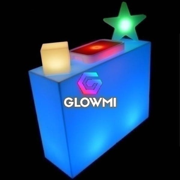 Led Furniture and Decor Straight Display Counter Candy Table for Event