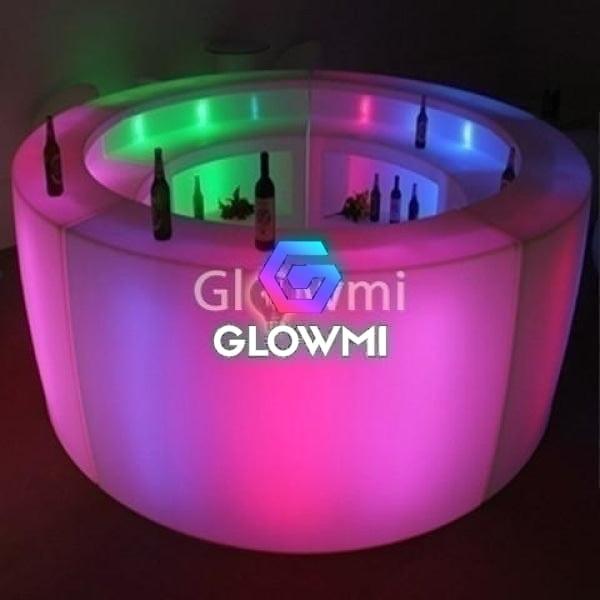 LED Bar Rental | Glowing Ibiza Modular Bar Counter