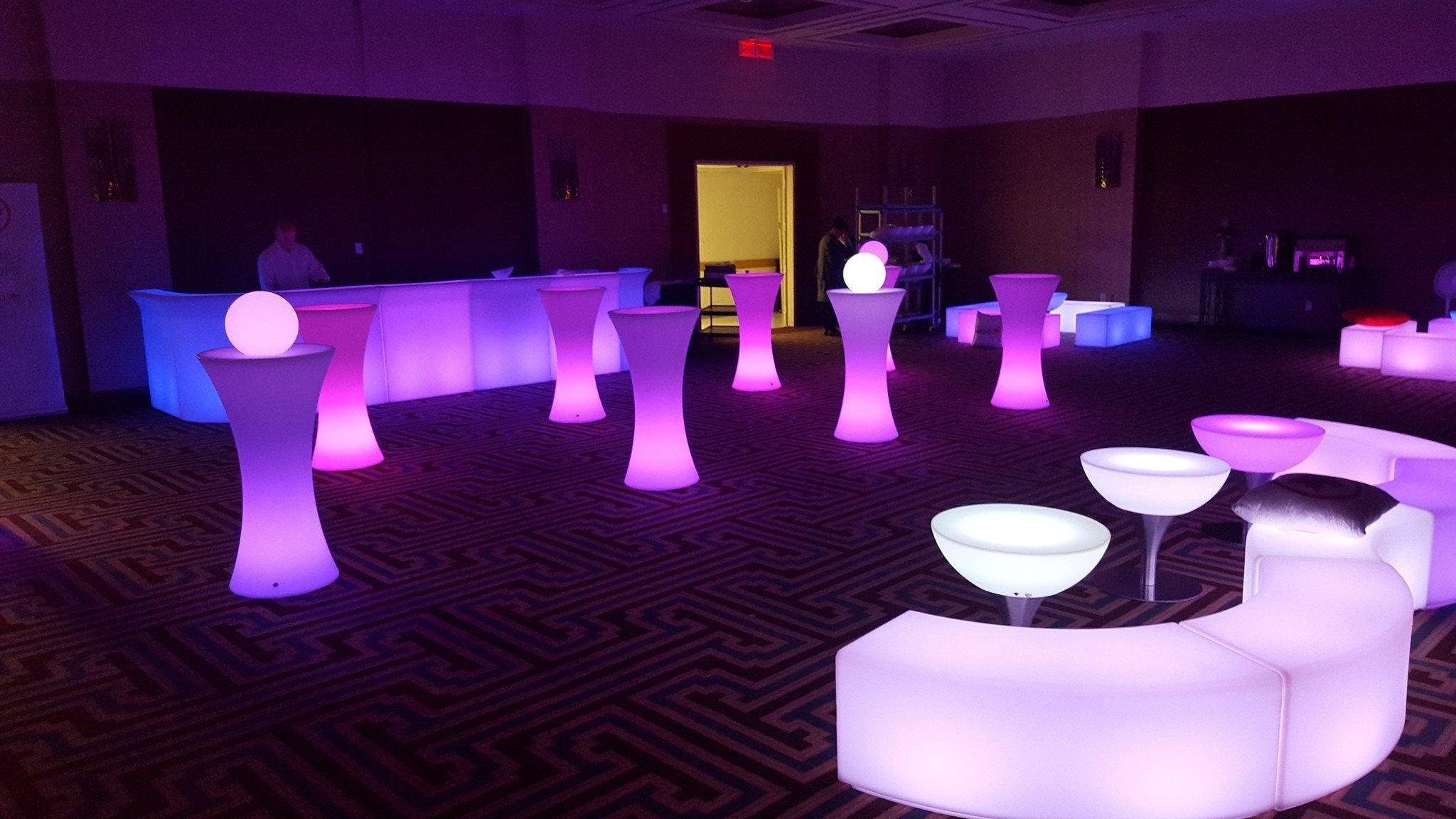 Glowmi LED Glow Furniture & Decor Event & Party Rentals - Toronto, GTA and Southern Ontario