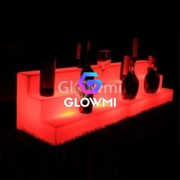 3 Tier LED Display Stand - LED Display Stands & Accessories - Glowmi LED Furniture & Decor