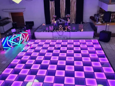 3D LED Dance Floor - LED Dancefloor - Glowmi LED Furniture & Decor