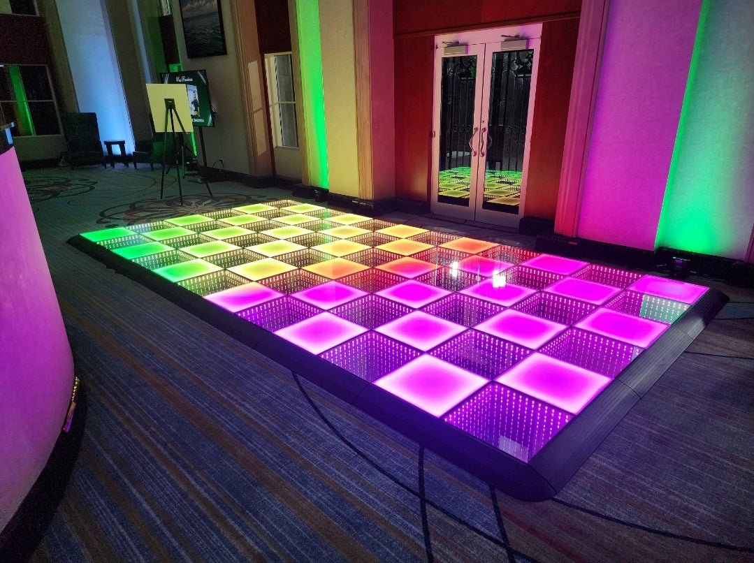 3D LED Dance Floor - LED Dancefloor - Glowmi LED Furniture & Decor