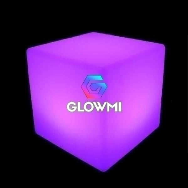 8" LED Cube Centerpiece - Glowmi LED Furniture & Decor 