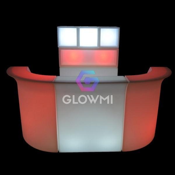 8ft Monaco LED Bar Package - Glowmi LED Furniture & Decor 