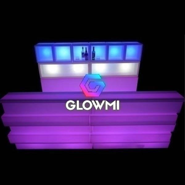 9.5ft Malibu LED Bar Package - LED Bar Package - Glowmi LED Furniture & Decor