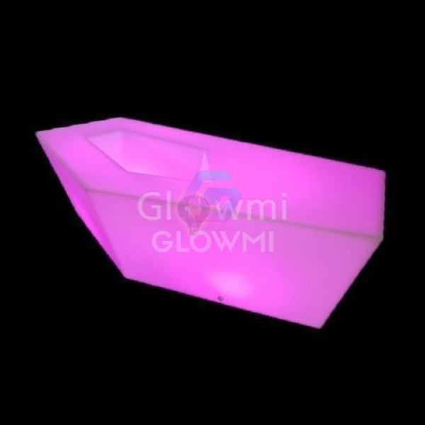 Diamante LED Coffee Table with Ice Holder - LED Table - Glowmi LED Furniture & Decor