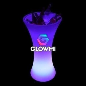 Hourglass Ice Holder LED Cruiser Table - Glowmi LED Furniture & Decor 