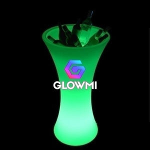 Hourglass Ice Holder LED Cruiser Table - LED Table - Glowmi LED Furniture & Decor