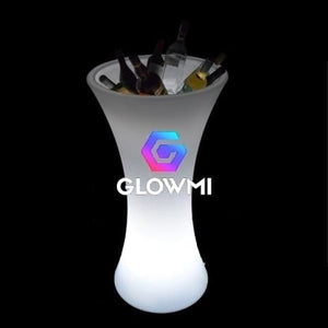 Hourglass Ice Holder LED Cruiser Table - LED Table - Glowmi LED Furniture & Decor