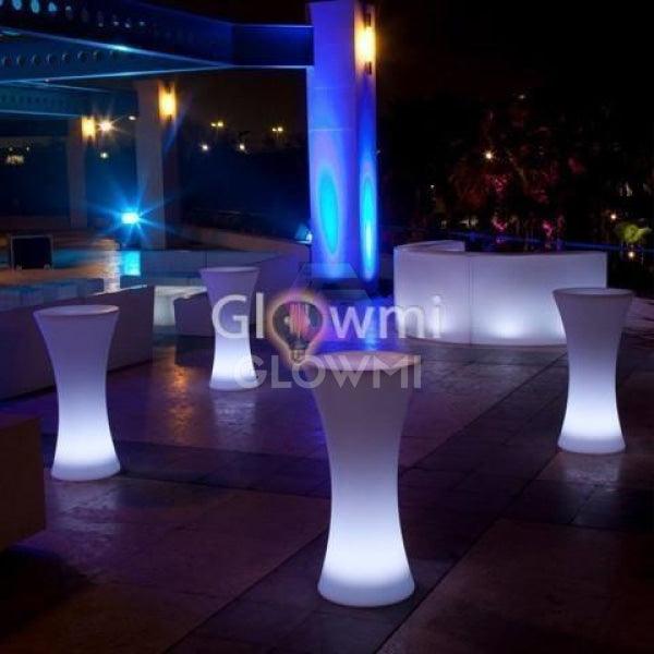 Hourglass LED Cruiser Table - Glowmi LED Furniture & Decor 