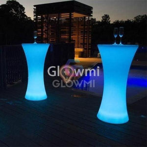 Hourglass LED Cruiser Table - LED Table - Glowmi LED Furniture & Decor