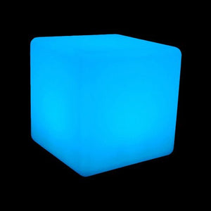 Illuminated LED Cube - 16" & 17" Sizes Available - LED Chairs - Glowmi LED Furniture & Decor