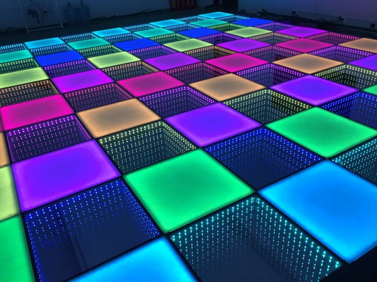 close up infinity checker led dance floor