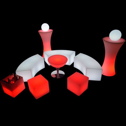 LED Glow Furniture Rental - Bronze Package - Summer Rental Package - Glowmi LED Furniture & Decor