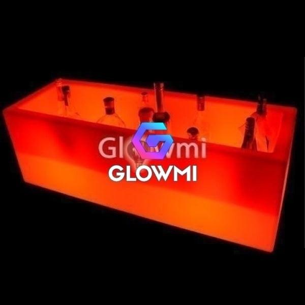 LED Ice Bucket Chest - LED Ice Bucket - Glowmi LED Furniture & Decor