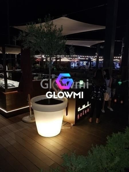 Glowmi LED Furniture & Decor LED Flower Pots/Planters LED Jumbo Flower Pot/Planter