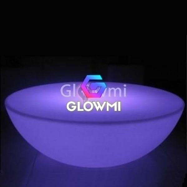 LED Low Bowl Table - Glowmi LED Furniture & Decor 
