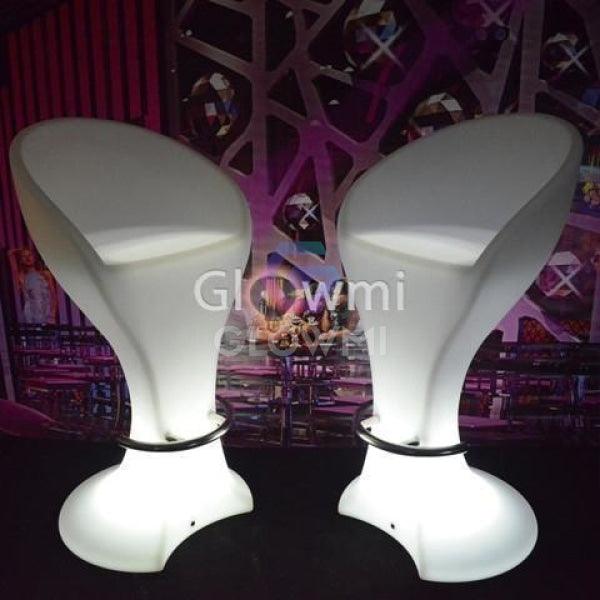 LED Podium Bar Stool - LED Bar Stool - Glowmi LED Furniture & Decor