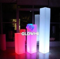 LED Square Standing Columns - Multiple Sizes - LED Decor - Glowmi LED Furniture & Decor