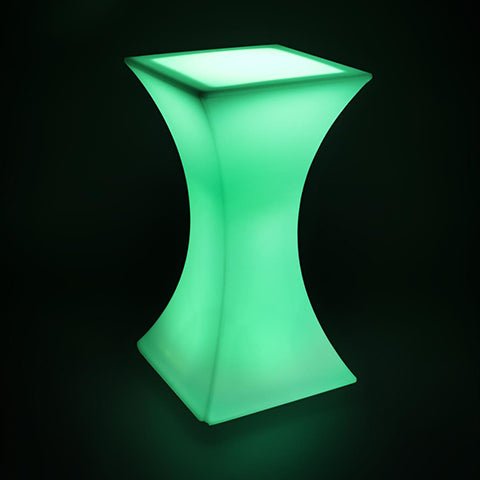 LED Square Top Cruiser Table - Cruiser Tables - Glowmi LED Furniture & Decor