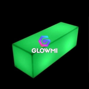 LED Straight Bench - LED Benches & Stools - Glowmi LED Furniture & Decor