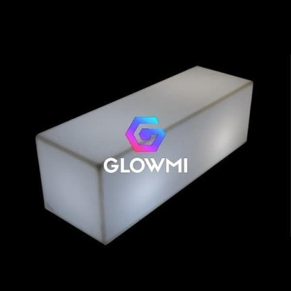 LED Straight Bench - LED Benches & Stools - Glowmi LED Furniture & Decor