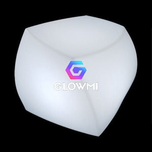 LED Twisted Cube - LED Benches & Stools - Glowmi LED Furniture & Decor