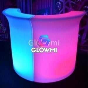 Monaco LED Modular Bar - Corner Panel - LED Bar Counter - Glowmi LED Furniture & Decor