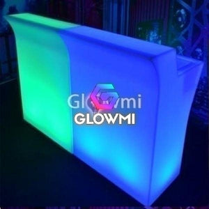 Monaco LED Modular Bar - Straight Panel - Bar Counter - Glowmi LED Furniture & Decor