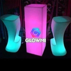 The Cubiq LED Cruiser Table - Cruiser Tables - Glowmi LED Furniture & Decor