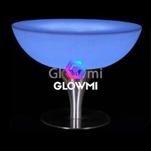 Vino LED Circular Lounge Table - S & L Sizes - LED Lounge/Coffee Tables - Glowmi LED Furniture & Decor